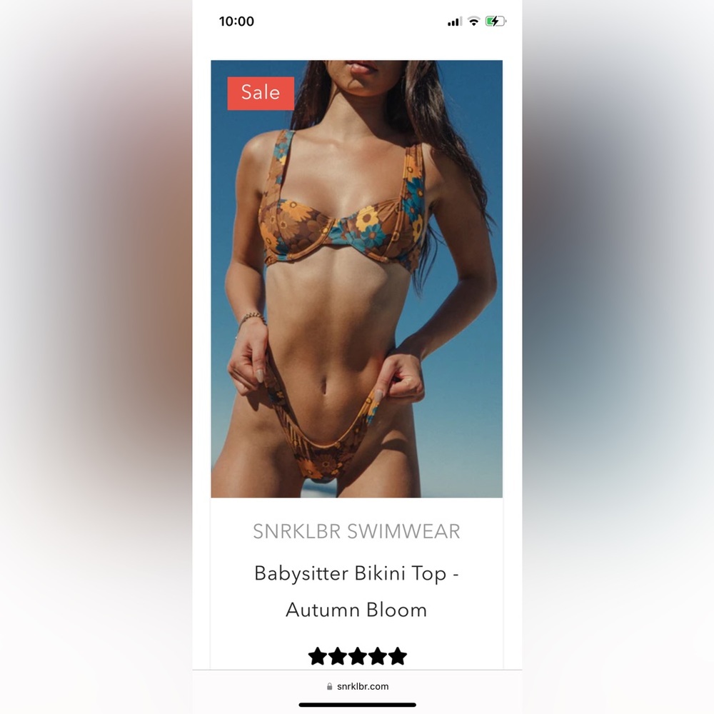 ISO !!! Snrklbr bikini size XS